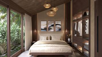 Deluxe-Villa, 3 Schlafzimmer, eigener Pool | Zimmersafe, Schreibtisch, Bügeleisen/Bügelbrett, kostenloses WLAN