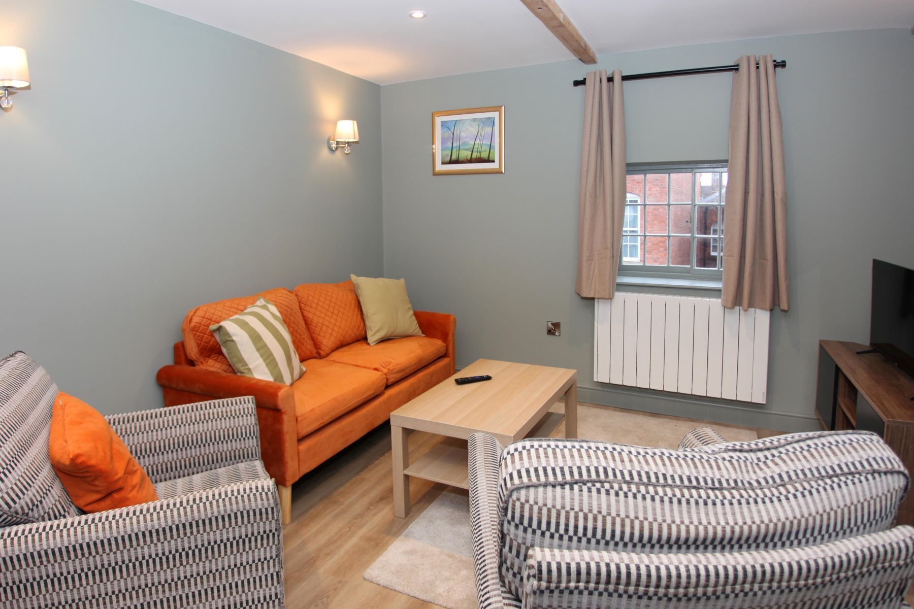 Căn hộ Business | Khu phòng khách | TV màn hình phẳng 