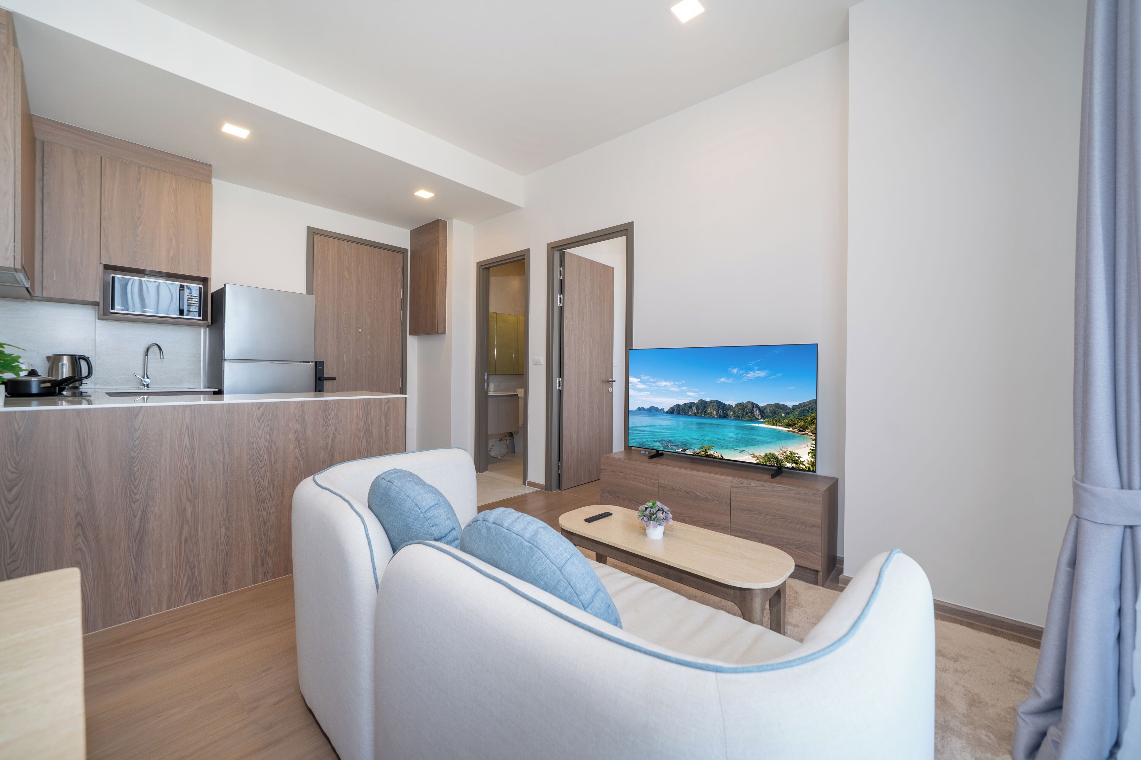 Condo, 2 Bedrooms | Living area | Flat-screen TV