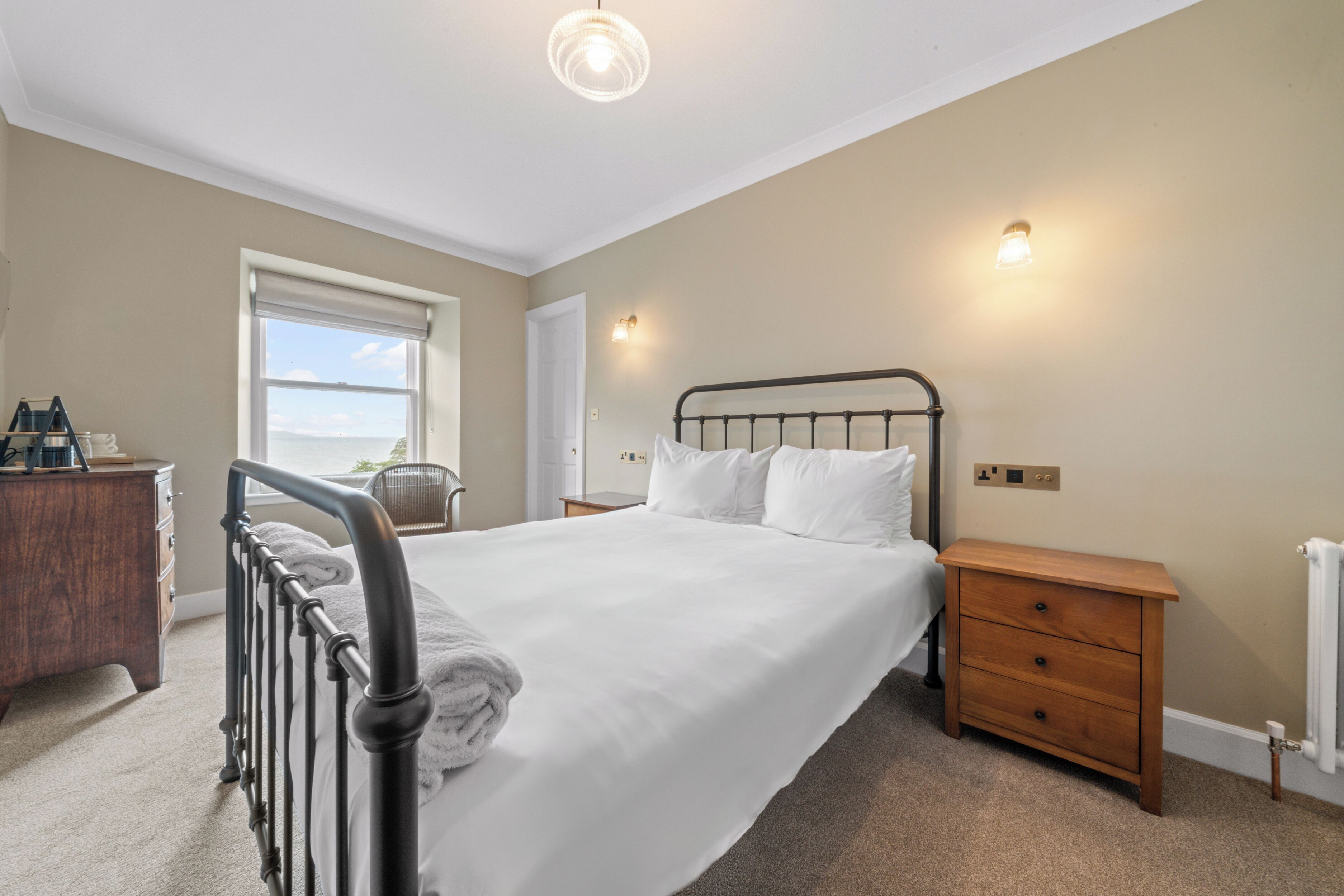 Quarto casal, vista para o mar (Islay)