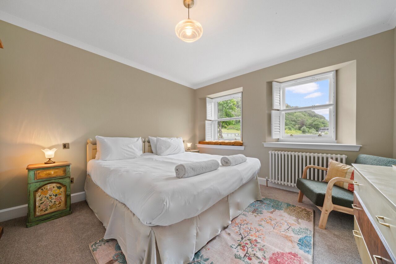 Quarto casal ou duplo, vista para o jardim (Jura)