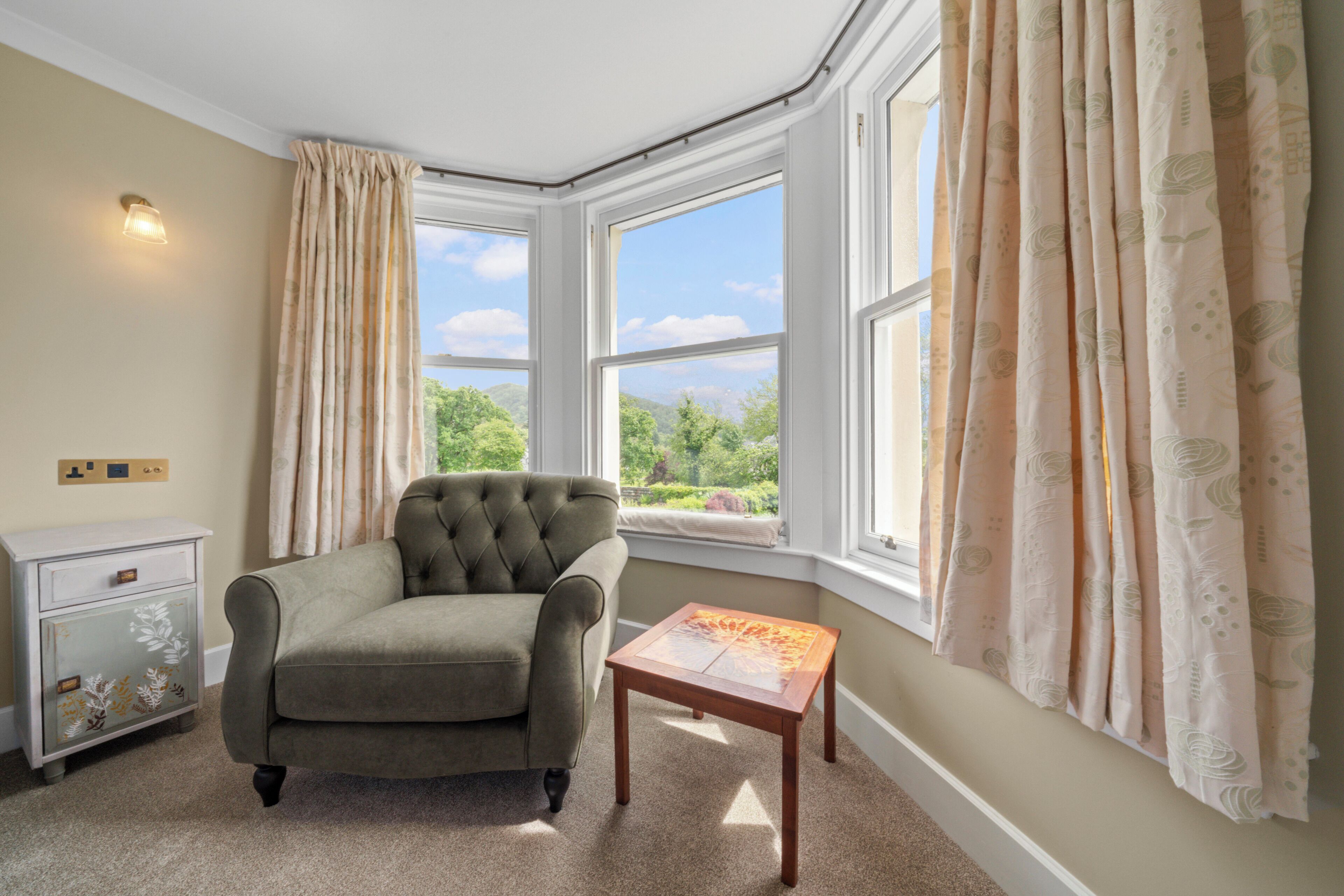 Kahden hengen huone, vuoristonäköala (Tiree)