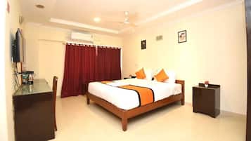 Quarto executivo | Escrivaninha, espaço de trabalho para notebook, Wi-Fi de cortesia