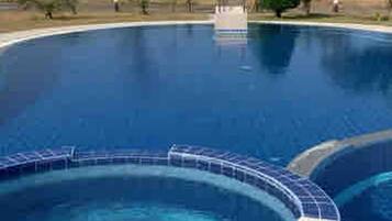 House, 2 Bedrooms, Smoking, Balcony | Pool | Outdoor pool