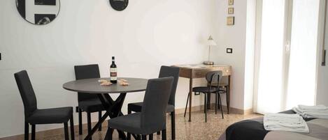 Desk, iron/ironing board, travel cot, free WiFi