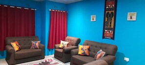 Ferienhaus, 3 Schlafzimmer, barrierefrei | Wohnzimmer