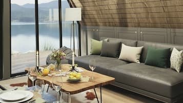 Cabin, 1 Bedroom (Mini A Frame Lodge) | Premium bedding, individually decorated, individually furnished