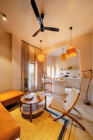 Luxury Apartment, Garden View | Living area - ONEOFF X ASSI  A BOUTIQUE HOMEOTEL (Varanasi)