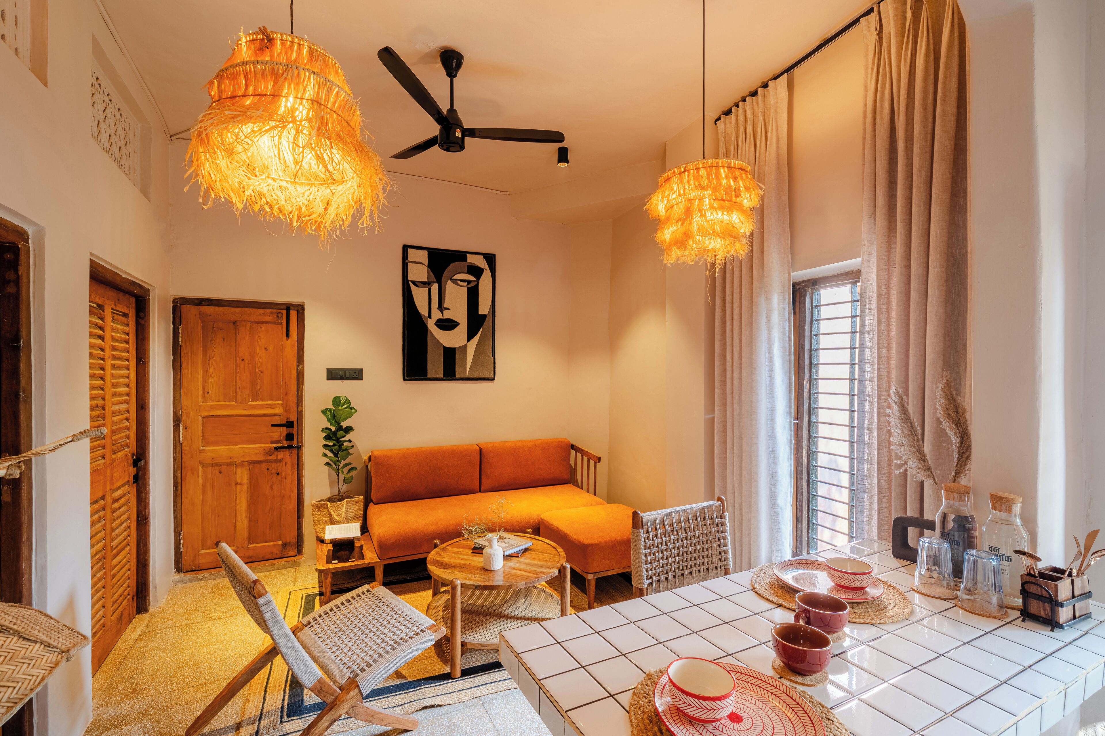 Luxury-Apartment, Gartenblick | Wohnbereich