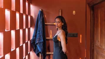 Luxury Apartment, Garden View | Bathroom | Shower, free toiletries, hair dryer, slippers