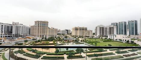 Luksusstudio, bakgårdsutsikt | Balkong