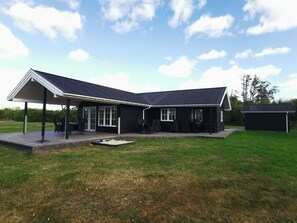 House, 4 Bedrooms, Smoking, Patio | Terrace/patio - Modern Holiday Home With Partial Sea Views in Læsø, Denmark (Læsø)