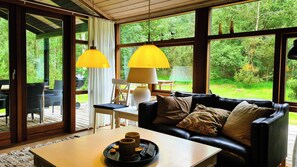 House, 3 Bedrooms, Smoking, Patio | Living room - Charming Holiday Home With Spa and Sauna (Læsø)