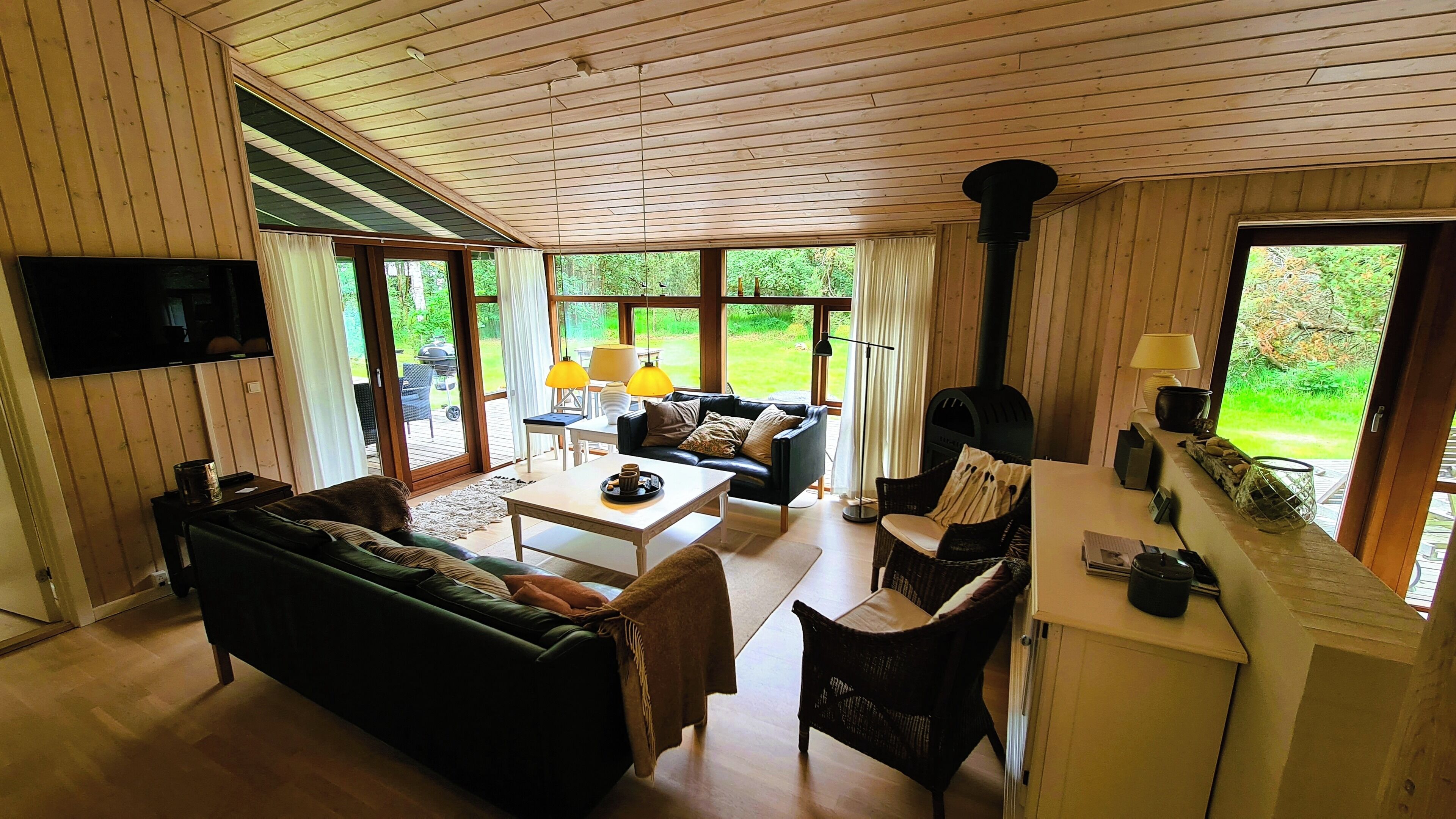 Maison, 3 chambres, fumeur, patio | Salle de séjour