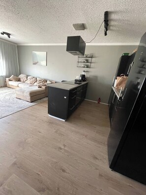 Shared Dormitory, 1 Bedroom, Smoking, City View | Living area - Room-cozy Shared Flat in Heart of Icelan (Reykjanesbær)