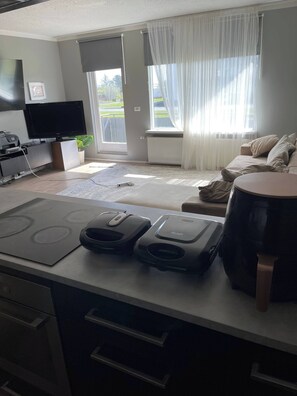 Shared Dormitory, 1 Bedroom, Smoking, City View | Room amenity - Room-cozy Shared Flat in Heart of Icelan (Reykjanesbær)
