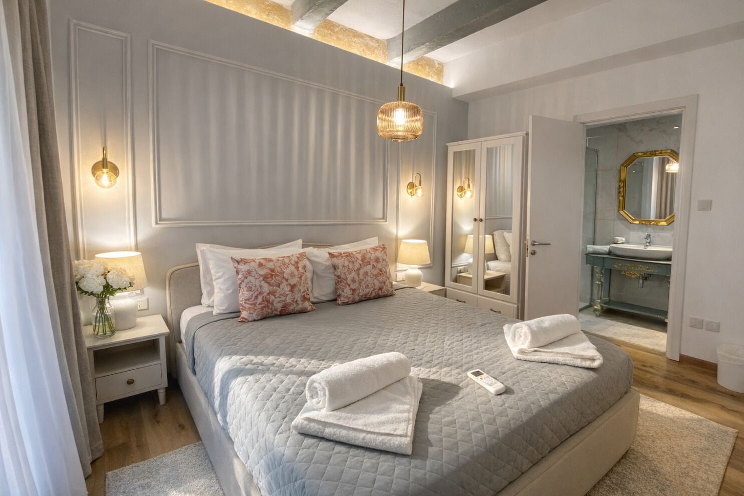 1 chambre, chambres insonorisées, fer et planche à repasser