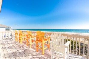 Property grounds - Perser-Vear-Ance - 3 BR Oceanfront Dream!  Great Views from Top Deck! (Topsail Beach)