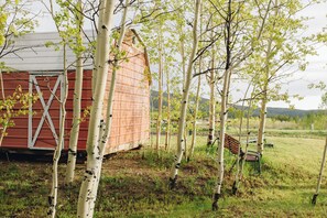 Cabane Standard, plusieurs lits | Vue de la chambre