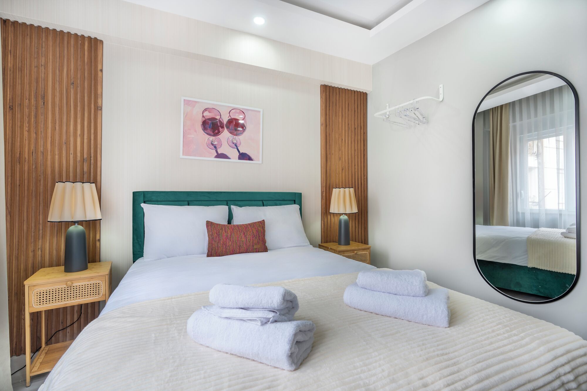 Desk, iron/ironing board, free WiFi, bed sheets