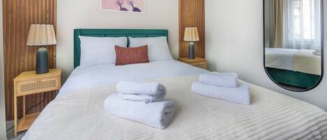 Desk, iron/ironing board, free WiFi, bed sheets