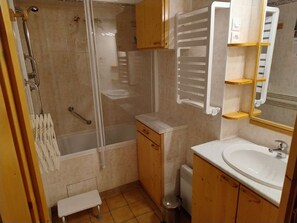 Bathroom - 2-room south-facing apartment for 4 in Valloire (Valloire)