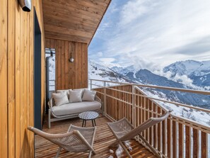 Property grounds - Spacious apartment for 8 people, mountain view, Wi-Fi, parking (Huez)
