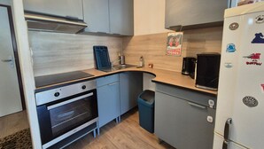 Private kitchen - Comfort studio 28m² for 2 in Tignes Val Claret (Tignes)