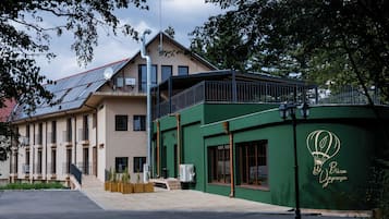 Overnatningsstedets facade