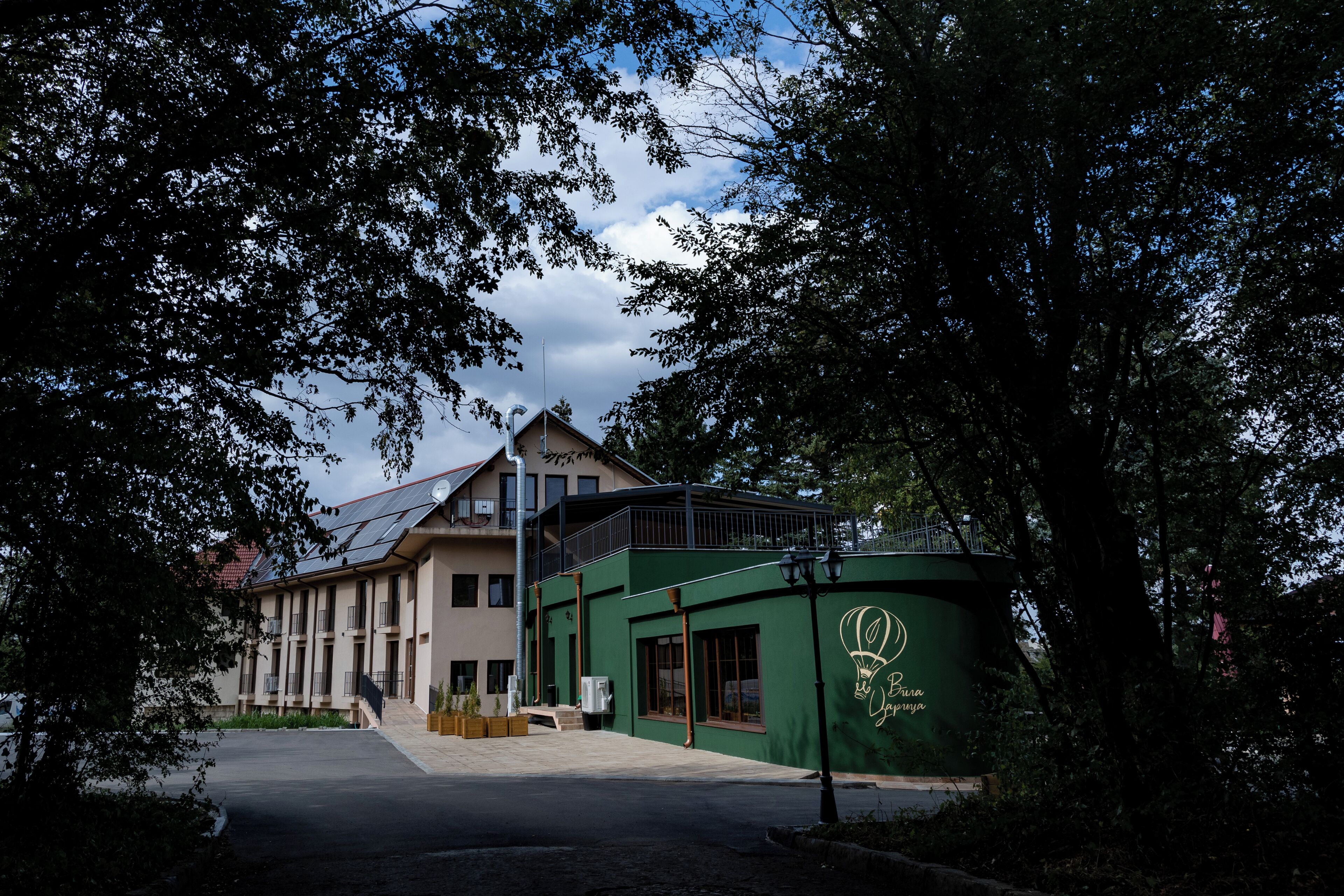 Overnatningsstedets facade