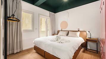 1 habitación, tabla de planchar con plancha, wifi y ropa de cama