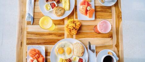 Breakfast buffet