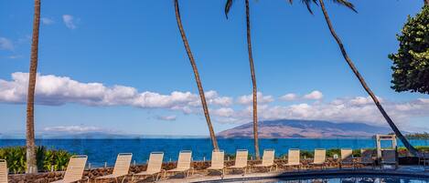 Alberca al aire libre y alberca climatizada