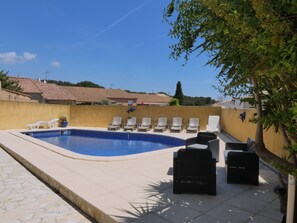 Pool - Vitapasibla - Beachfront villa with pool (Sausset-les-Pins)
