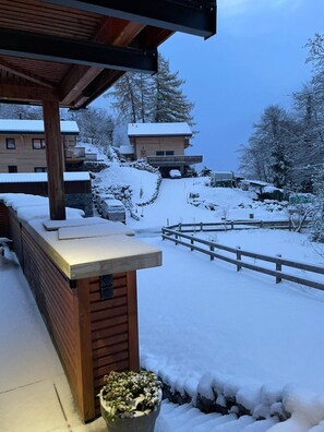 Appartement, 1 chambre, vue montagne | Enceinte de l’hébergement