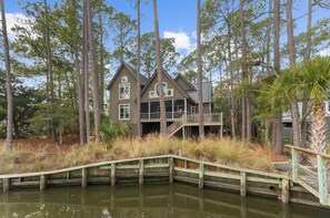 Exterior - Stunning river view home in Marsh Cottage (Kiawah Island)