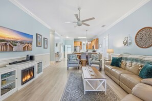 TV - AVF 102-101 Spacious 4BR Condo w/ Pool Access – Avian Forest 102-101 (Pawleys Island)