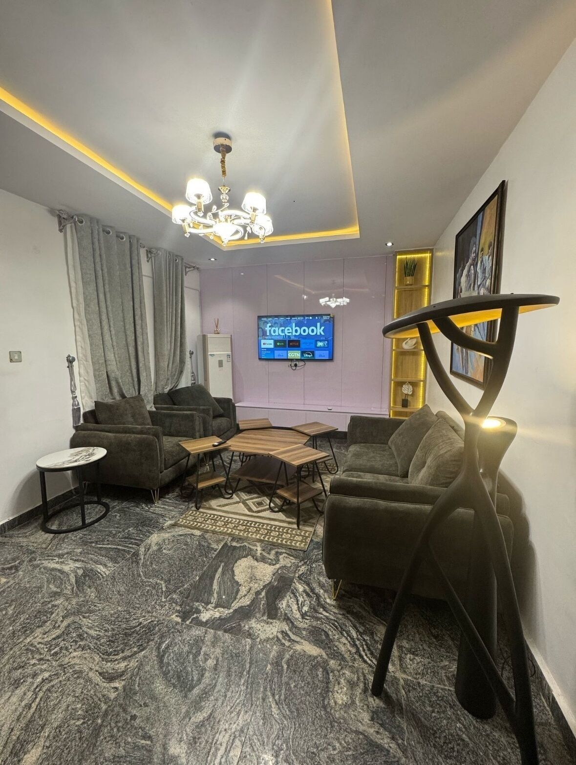 总统套房 | 起居区