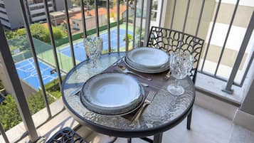 Apartamento | Opções para refeição ao ar livre