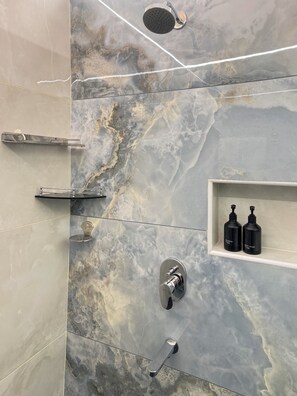 Hair dryer, towels, soap, toilet paper - The Duke- Premium 3BHK at Banjara Hills, Rd no. 13, Hyderabad. (Hyderabad)