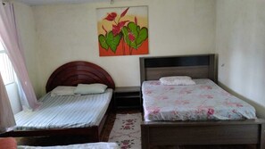 Free WiFi, bed sheets