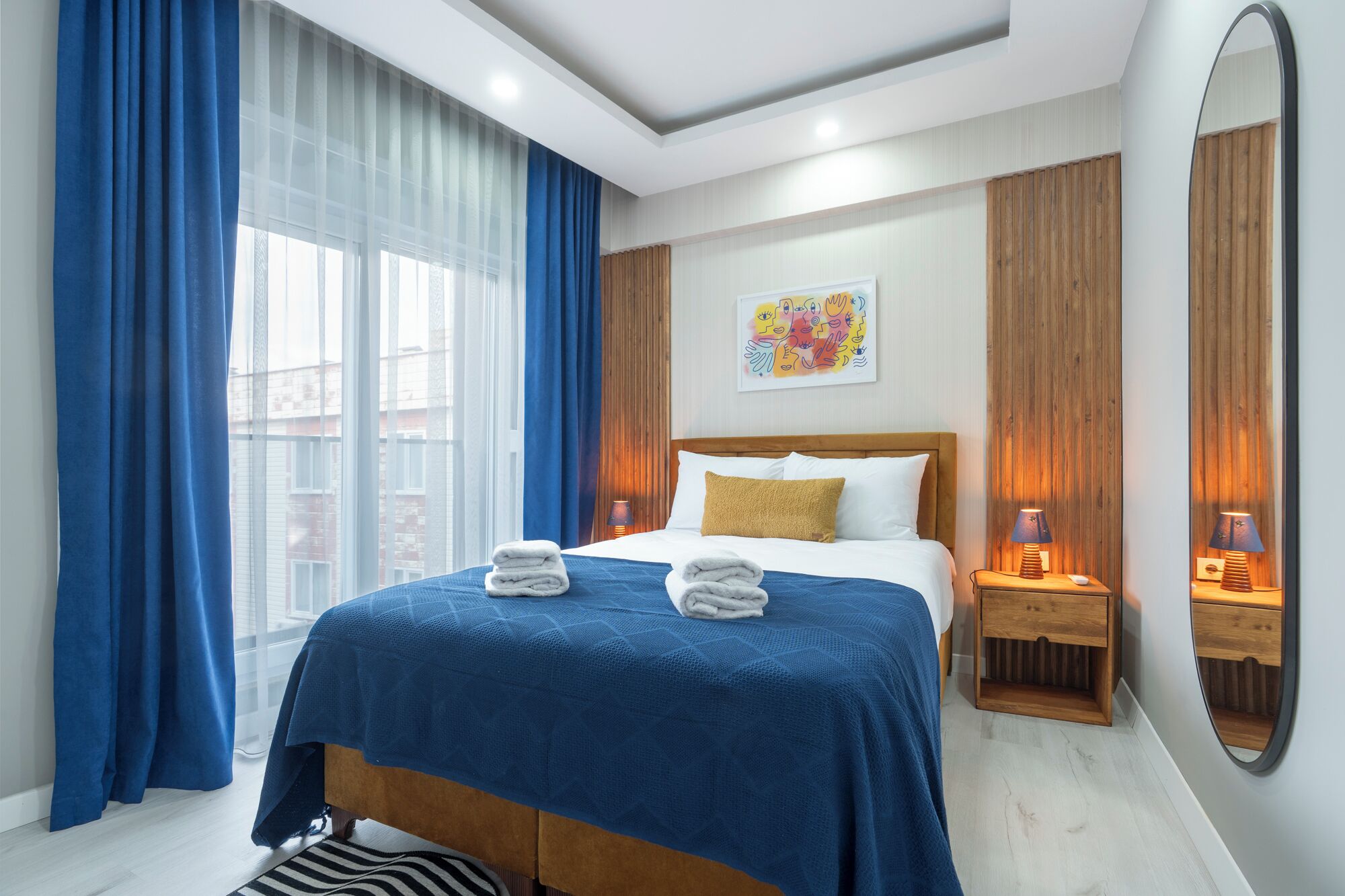 Desk, iron/ironing board, free WiFi, bed sheets