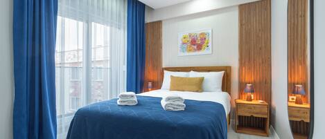 Desk, iron/ironing board, free WiFi, bed sheets