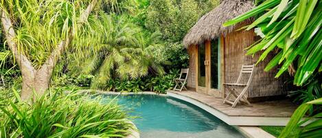 Una piscina climatizada