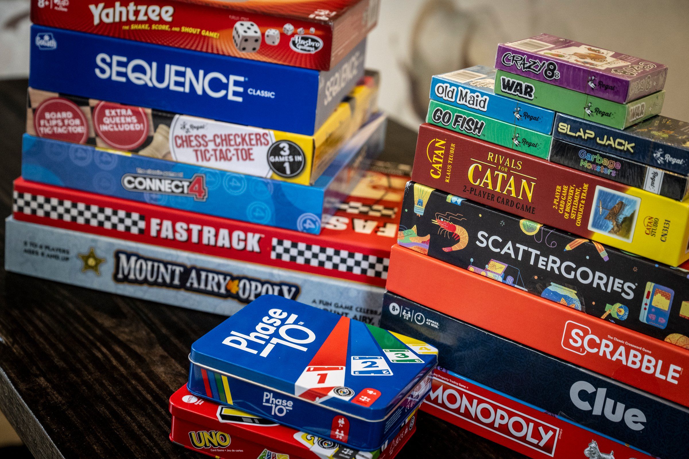 A curated collection of games makes it easy for families to unplug and play together.