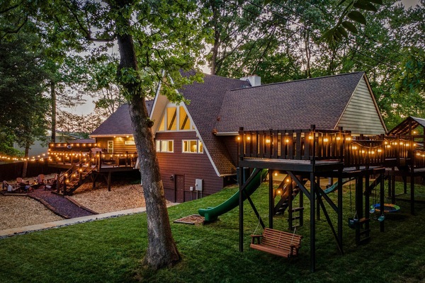 Storybook A-frame on the Ararat River. The kind of arrival you remember.