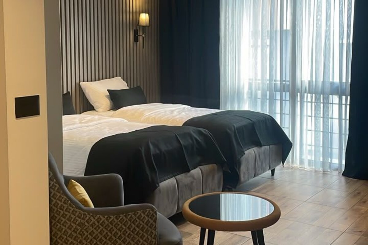 Standard-Zweibettzimmer, 2 Einzelbetten, Bergblick | Hochwertige Bettwaren, Bettwäsche