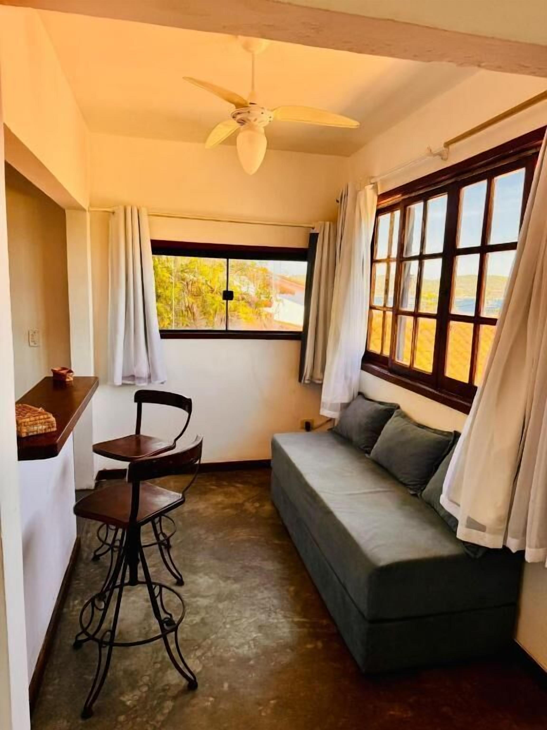 Family Quadruple Room, Ocean View | Living area