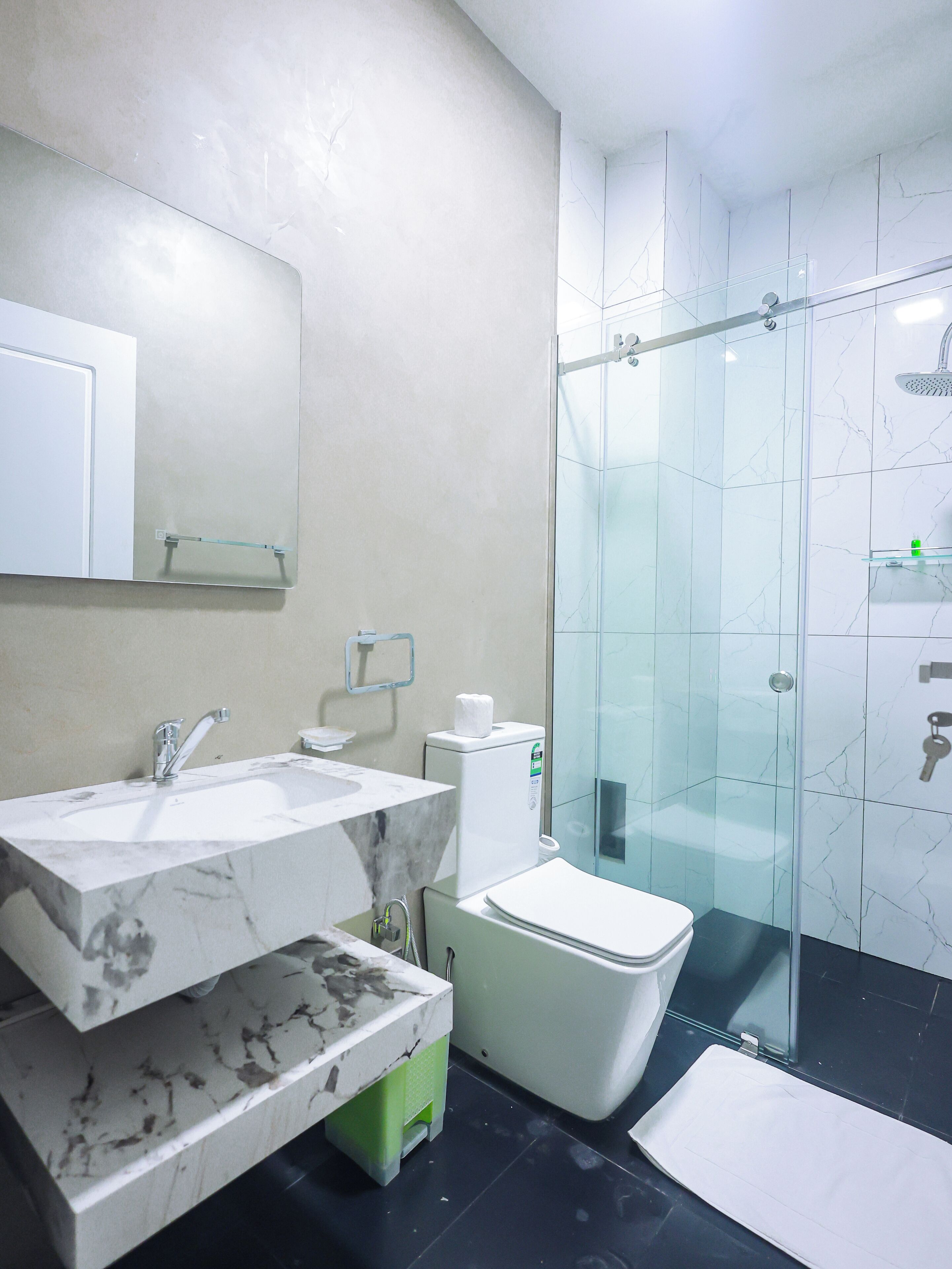 Standard Double Room, Balcony, Sea View | Bathroom