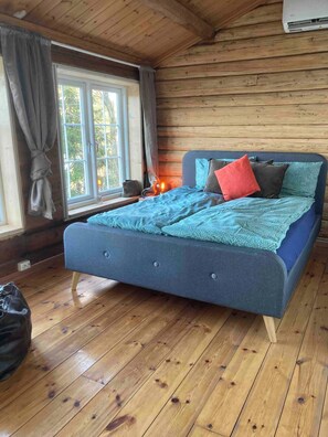 Cabaña, 3 habitaciones, balcón, vistas al jardín | 3 dormitorios